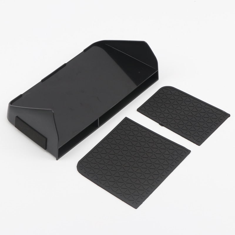 LHD! For Toyota RAV4 Black Plastic Central Console Storage Box Organizer Container Tray Car Styling accessories