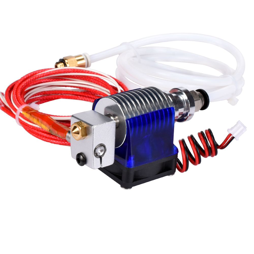3D Printer Parts E3D V6 J-head Hotend Extruder Kit 1.75/3.0MM Filament Bowden Extruder With Cooling Fan Heater All Metal Teflon