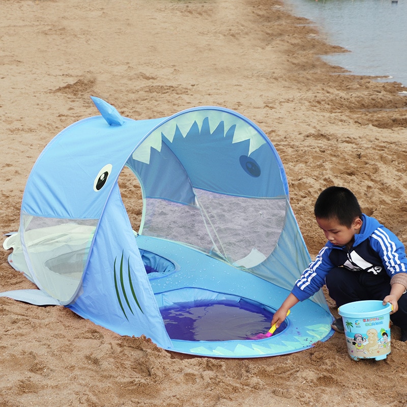 [Tml] Indoor Game Room Dier Haai Kinderen Tent Outdoor Strand Spelen Water Tent Kinderen Spelen Huis Prinses Kasteel speelhuis