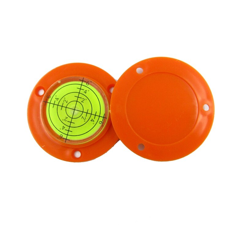 QASE 50*9mm Graduated Universal Bubble Level Crane Spirit Level Measurement Tools with Mounting Holes 3 Colors Available 1Pcs