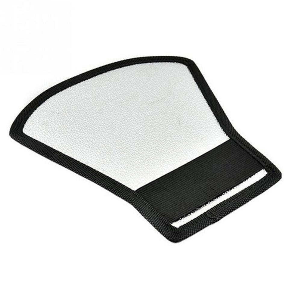 2 In 1 Universele Dslr Camera Flash Speedlite Diffuser Zilver/Witte Reflector Board Softbox Zacht Licht Voor Foto Nemen