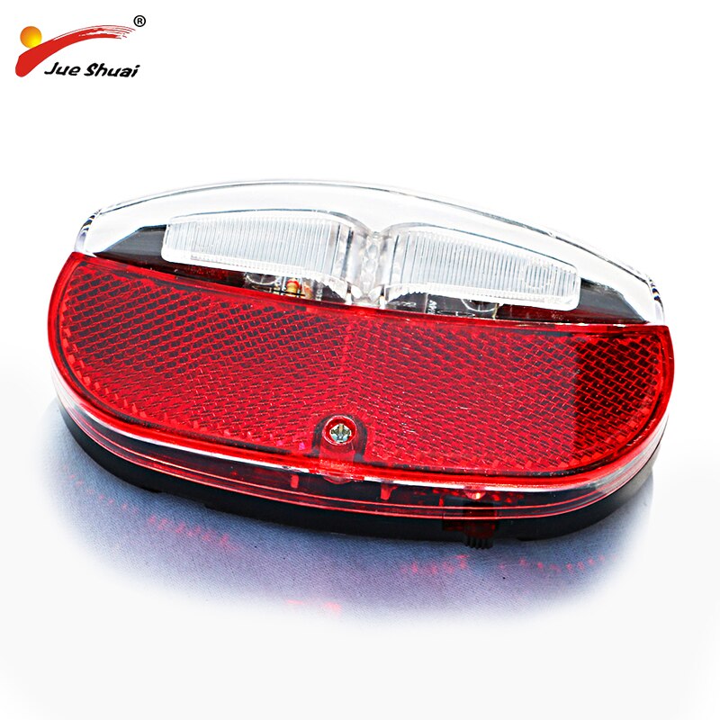 JS Leds Fender Bike Light Mount on the Mudguard Rear Rack Red Plastic Safe Warning Bicycle Taillight Bike Rear Light Flashlight: 425