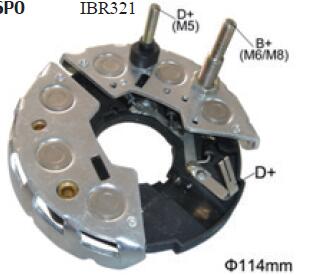 Hnrock laturin tasasuuntaaja 12421900/ hv 11417