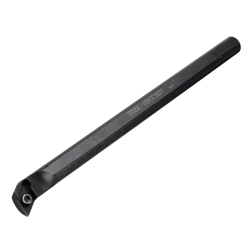 Portautensili per tornio indicizzabile con gambo da 8mm con inserti in metallo duro CCMT060204 DCMT070204 per macchina CNC