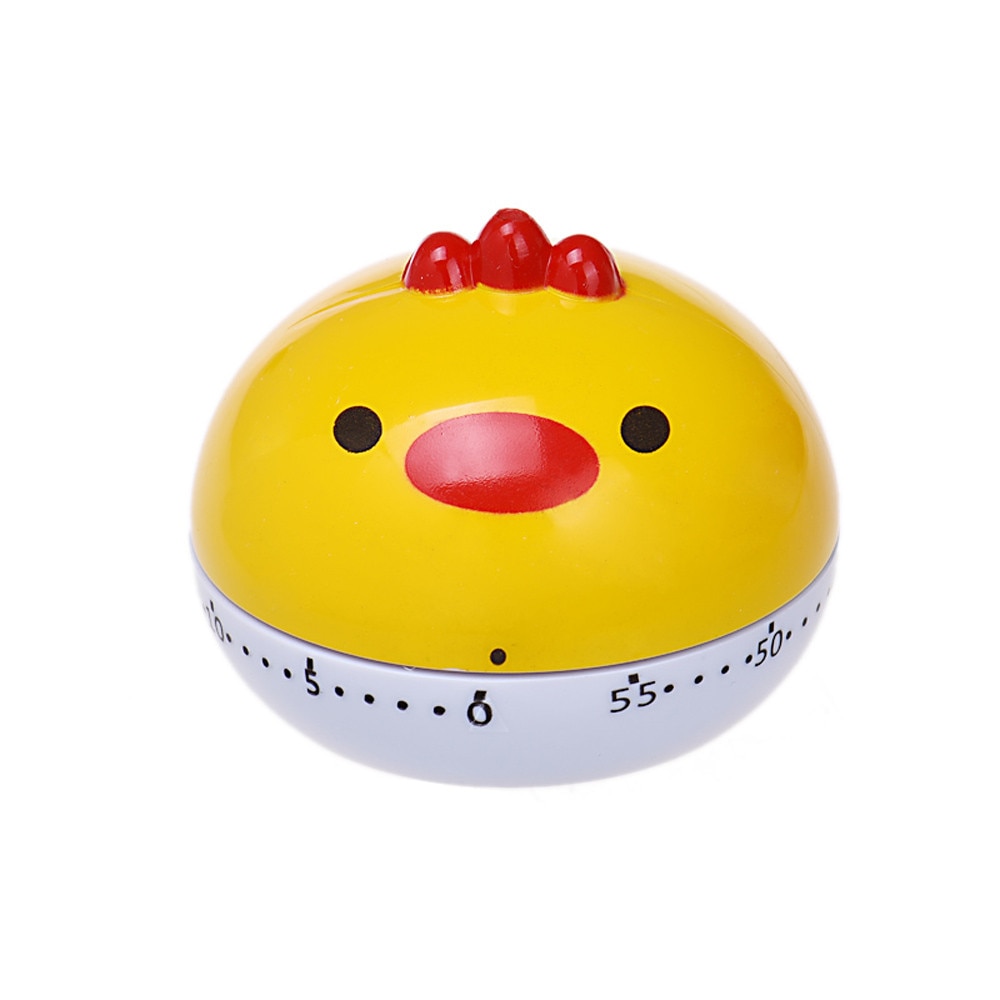 Kitchen Timer 60 Minutes Cute Fruit Animal Plastic Mechanical Cooking Timer Reminder Temporizador Cocina Kitchen Countdown Clock