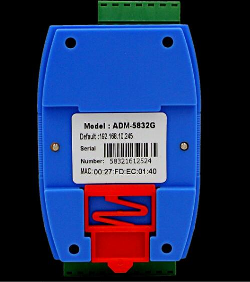 ADM-5832G Industrial 2-Port Modbus gateway server, MODBUS RTU/ASCII to Modbus TCP, support PLC serial port