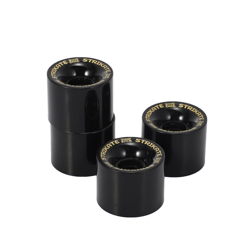 Strikate 4 kpl pu mäkirullalauta pyörät 78a 60 x 45mm rullalautapyöriä pehmeä mäkirullalauta pyörät