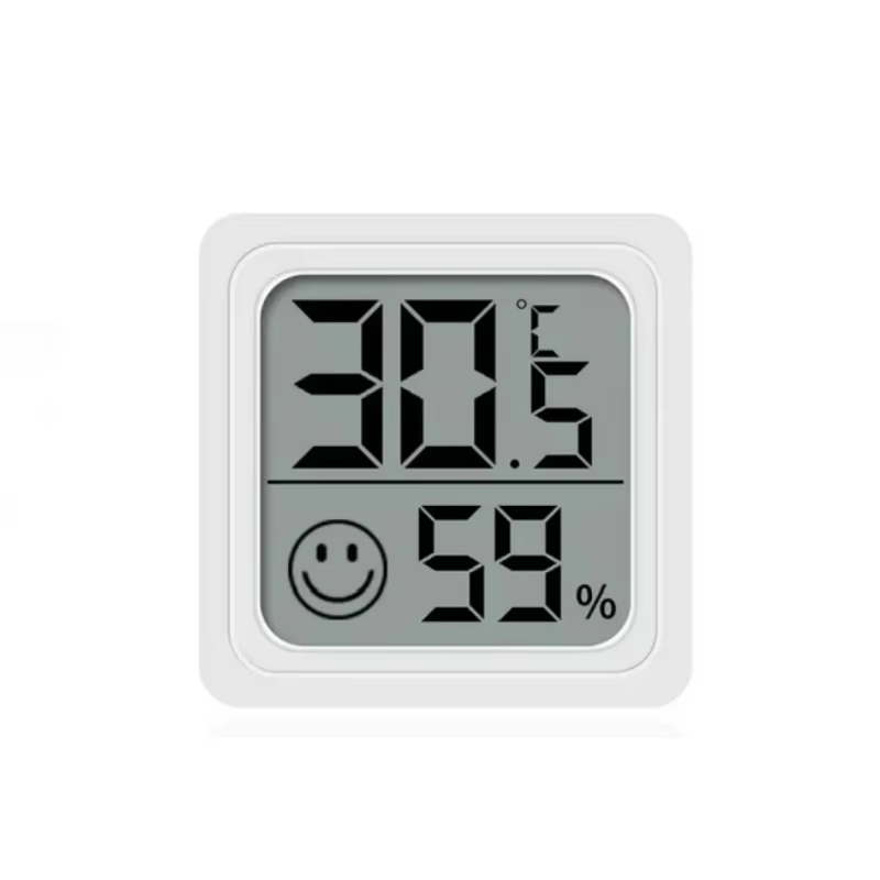 Mini termómetro Digital LCD, higrómetro, medidor de humedad y temperatura ambiente interior, herramientas de medición del hogar, juego de 4 Uds.: Oro
