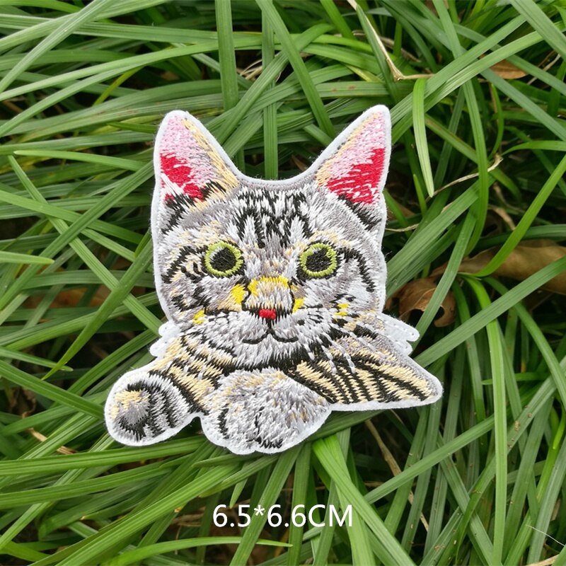 -Melt Kat Kleding Sticker Accessoires Tassen Hoeden Decoratie Gat Patchen En Decals Borduren Patch: 5