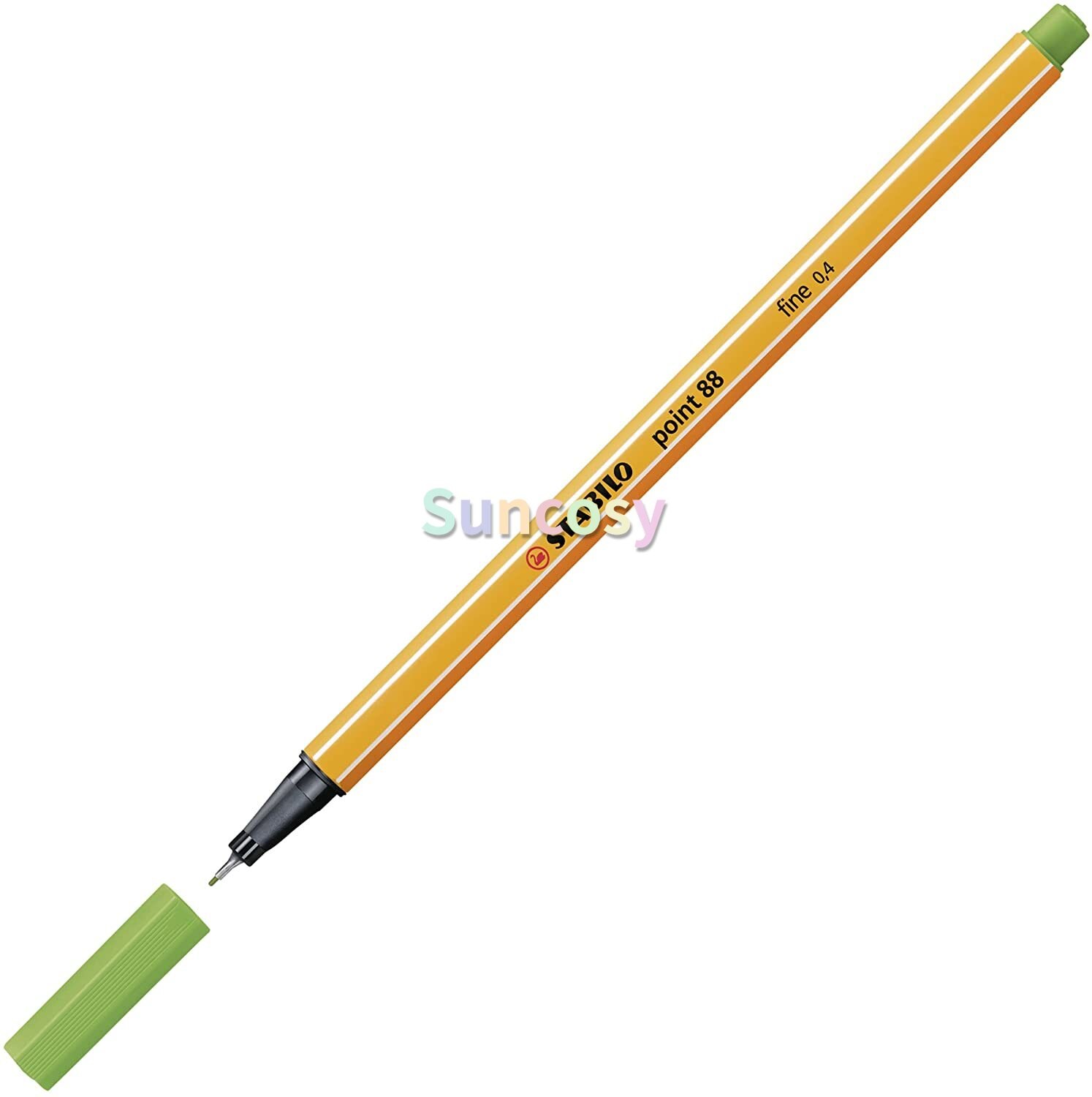 Stabilo Point 88 Fineliner Pens, 0.4 mm - 5-Color Neon Wallet Set