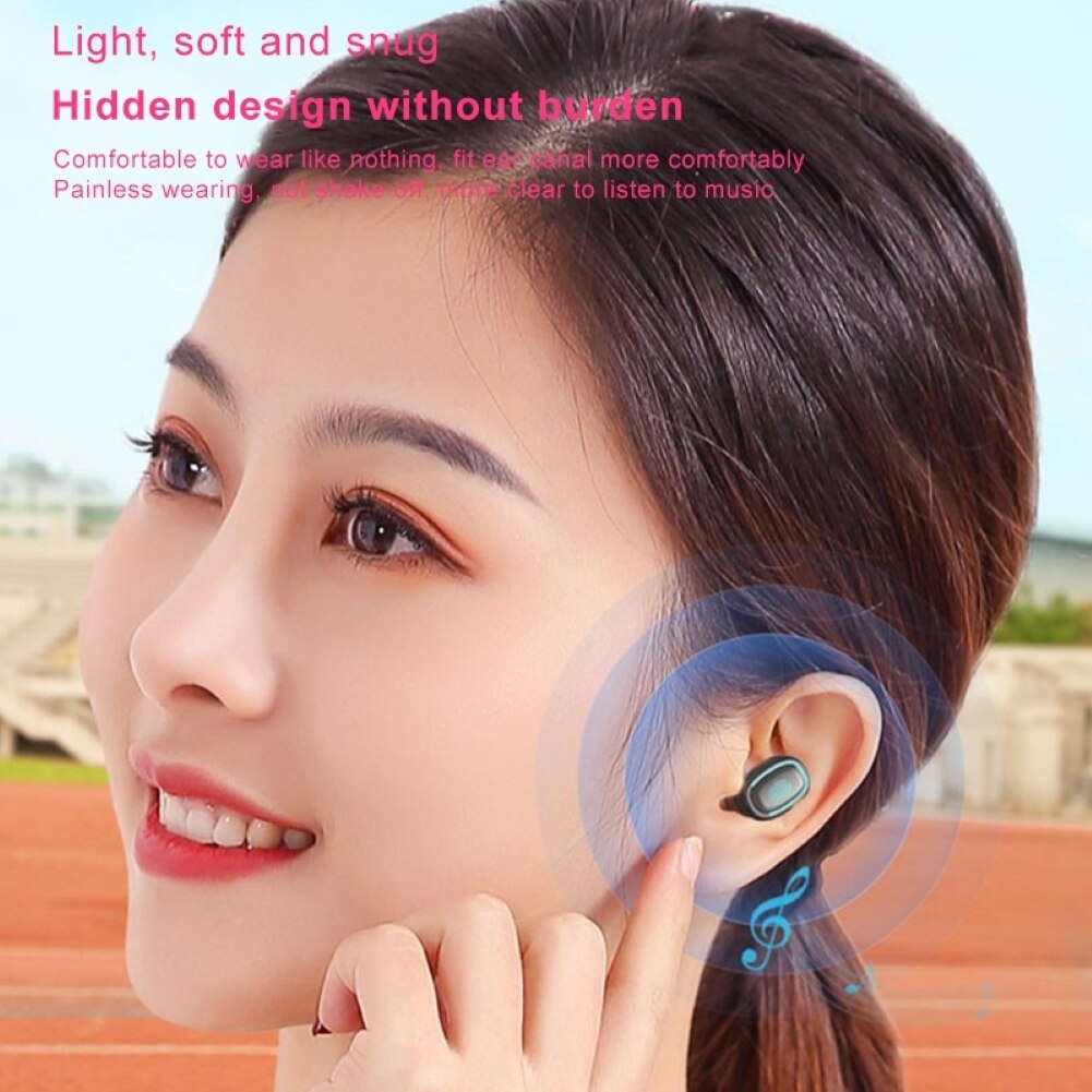 TWS-03 Bluetooth 5.0 Wireless Smarts Touch Wireless Headphone Stereo Sports Waterproof Earbuds Headsets With Microphone