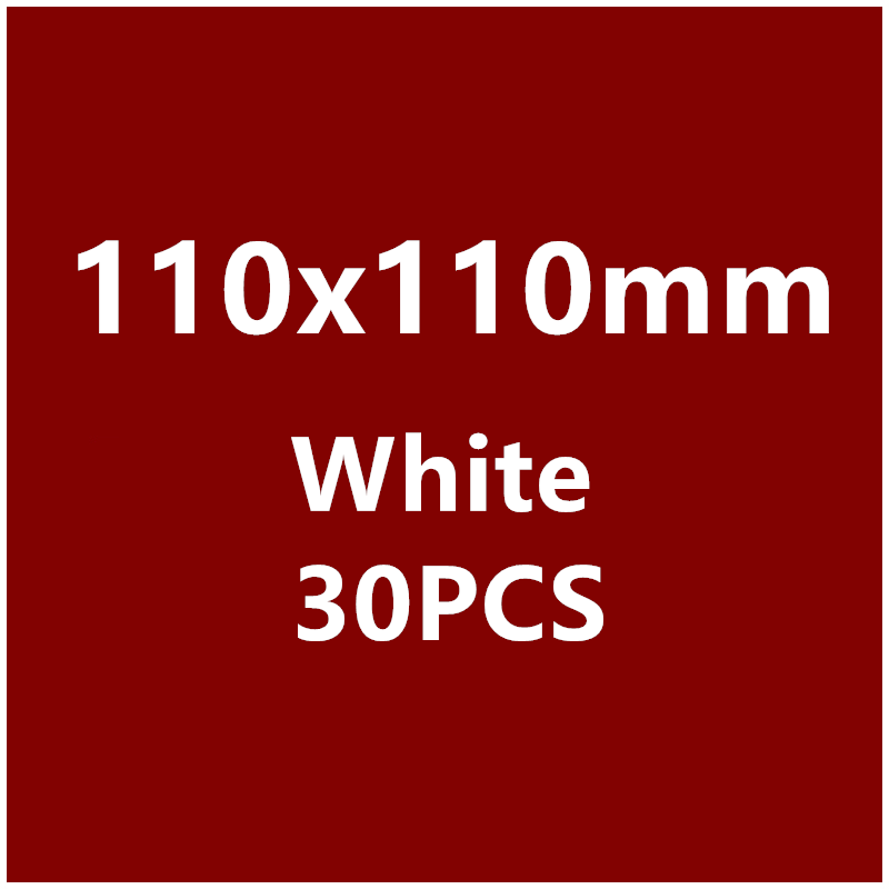 30 PCS Multiple Size White Foam Envelope Bag Mailers Padded Envelope With Bubble Mailing Packaging Bags For Business: 110x110mm 30 PCS