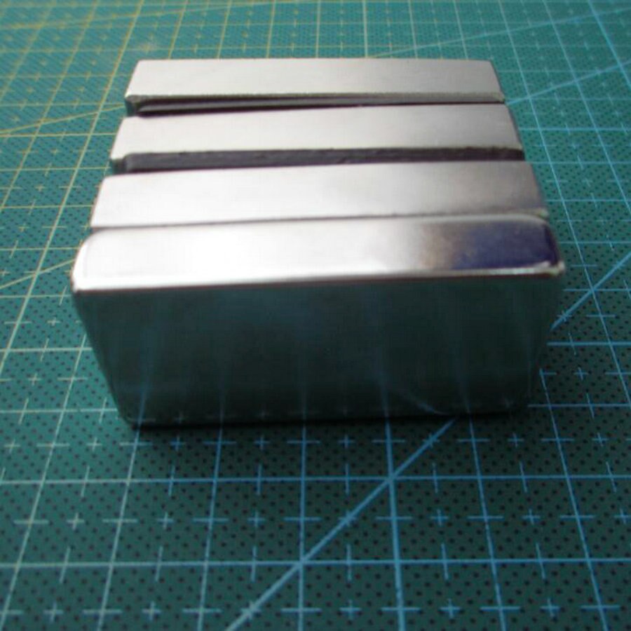 Magneet Cuboid Block 50X25X10Mm Super Sterke N35 Rare Earth Magneten Neodymium Magneet 50X25X10 50Mm * 25Mm * 10Mm 50*25*10Mm