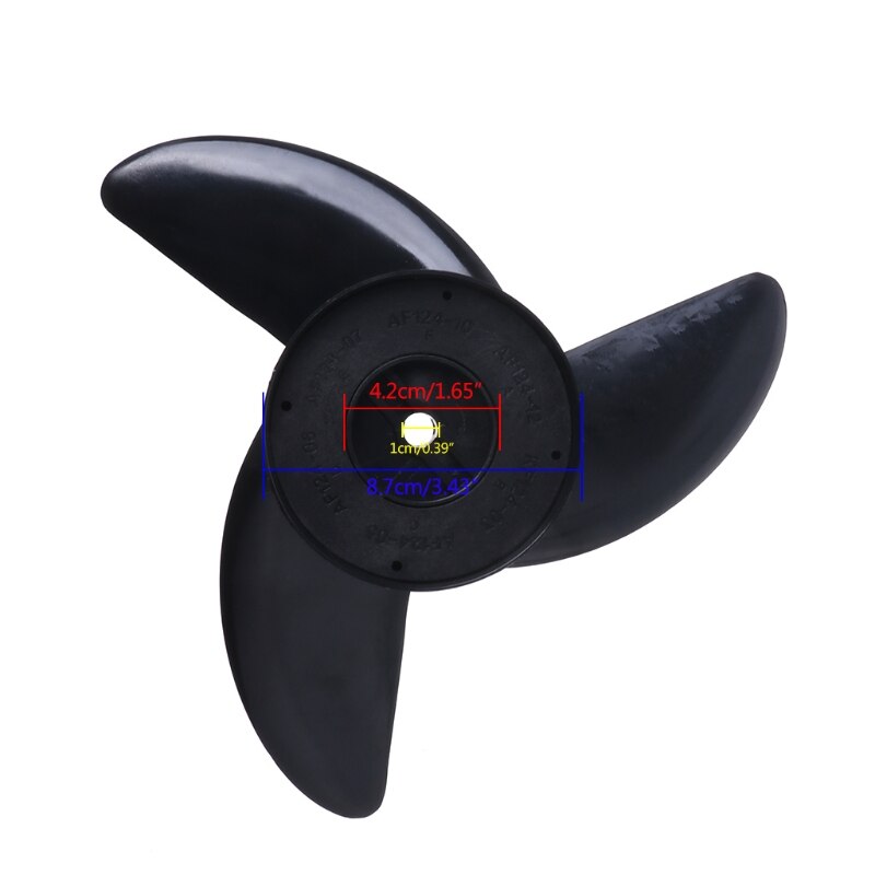 3 bladen Motor Boot Propellers Elektrische Motor Buitenboordmotor Voor Haibo ET34 ET44 ET54 G6KC