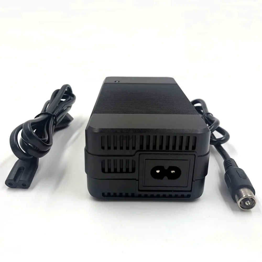 36V Ladegerät Ausgang 42V4A Schnelle ladung Lithium Batterie Ladegerät Li ionen Ladegerät Für 36V 10S Batterie mit Lüfter DC GX16 RCA Stecker