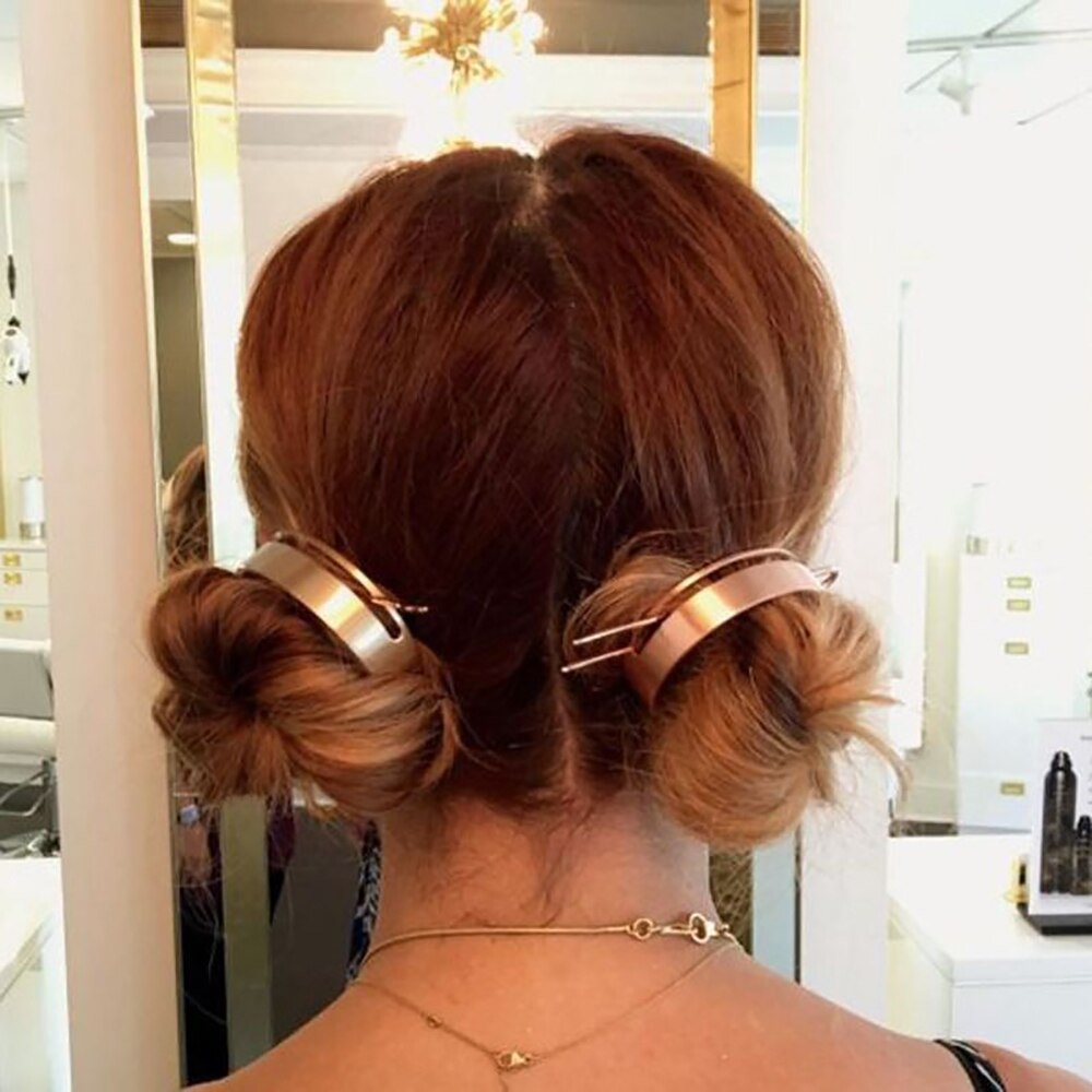 Métal Vintage cheveux chignon support pince femmes cheveux bâton chignon Cage ronde queue de cheval cheveux griffe chapeaux accessoires de coiffure