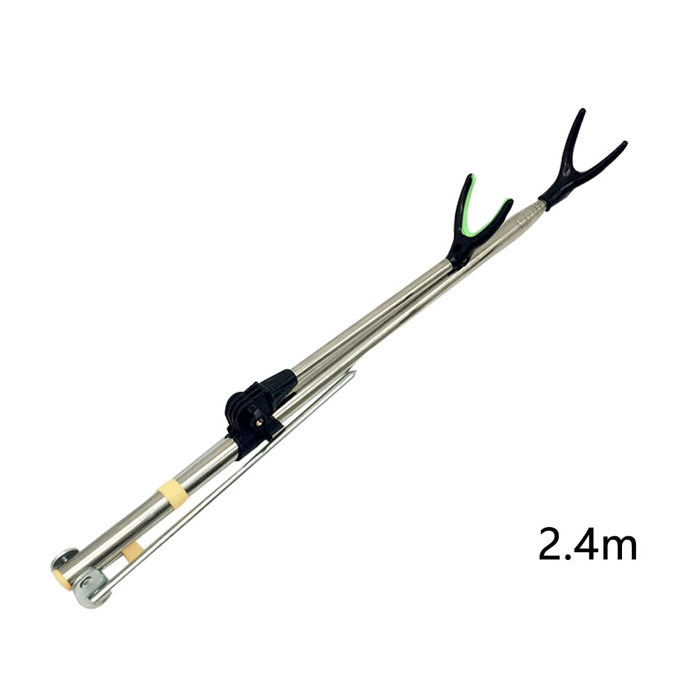 Angeln Stange Halter Unterstützung rostfrei Stahl Dual benutzen Anti-Unterhose Ultra hell Gestell draussen Halterung Winkel einstellbar abnehmbar Werkzeug: 2.4m