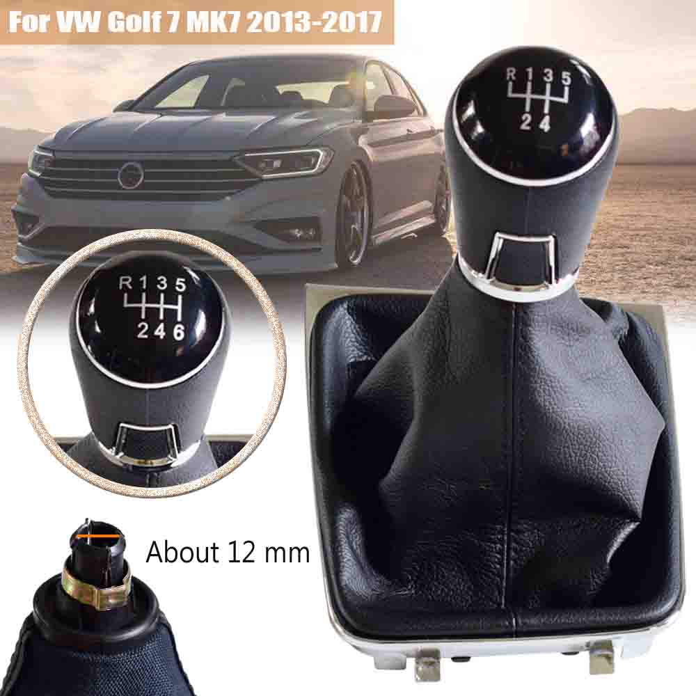 Til volkswagen golf 7 mk7 5 6 gear gearskifte komplet bil manuel stangskifterhåndtag håndbold støvtæt dæksel