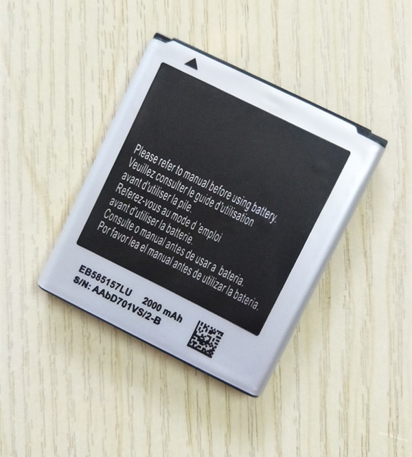 AZK Remplacement Batterie EB585157LU pour Samsung GALAXY Beam i8530 i8558 i8550 i8552 i869 i437 G3589 Core 2 G355 G355H Gagner 2000mAh