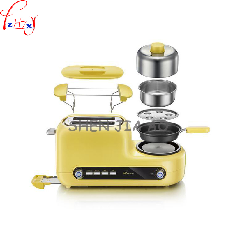 Home Electric Breakfast Machine 3 In 1 Multifunctional Mini Oven Frying Pan Toaster Fried Egg Pizza Bread 220V 1pc