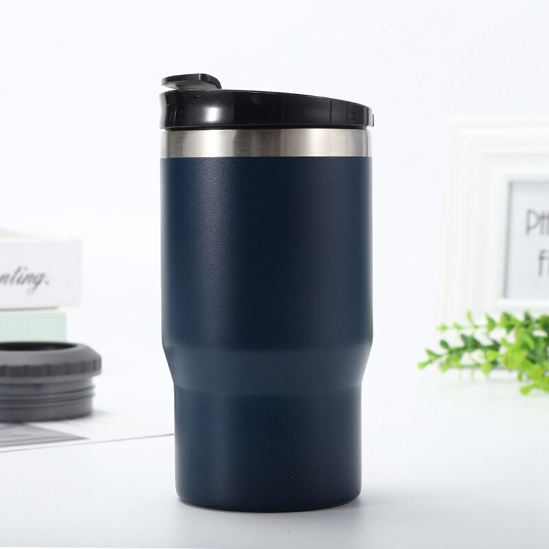 14oz Can Cooler Stainless Steel Insulated Skinny Beer Cooler Insulator Holder With 2 Lids Thermos Copo Termico Water Bottle: 13