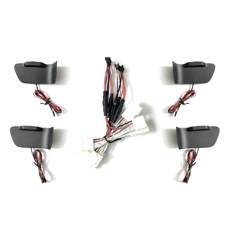 Front Rear Door Handle Bowl Light For Toyota CHR Red Blue Atmosphere Door Bowl Lamp Light For Toyota C-HR