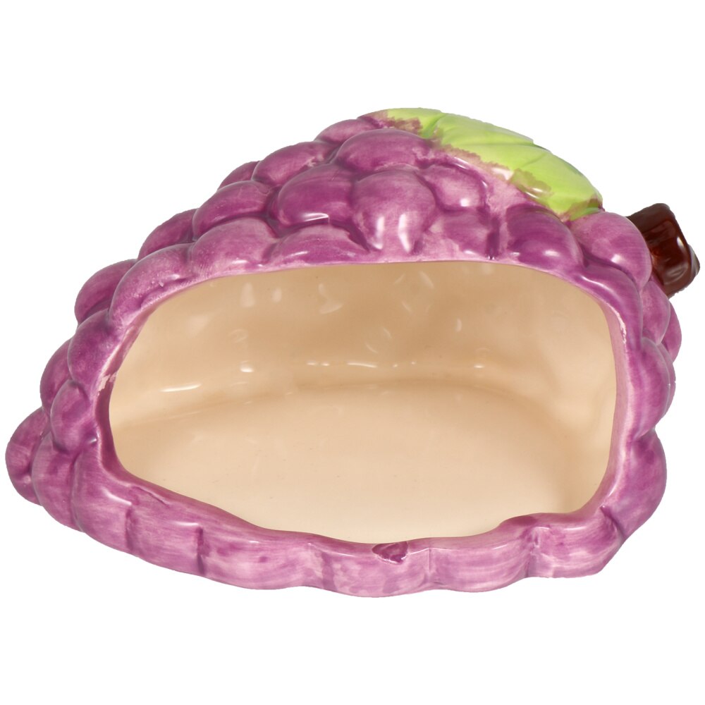 Schattige Cooling Hamster Nest Keramische Cartoon Hamster Huis Mini Slaap Hut: Grapes