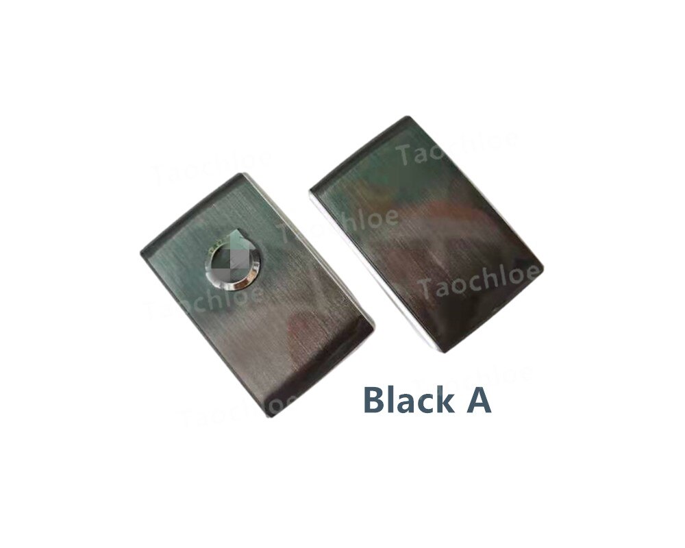 1pc Car Key Modification Case Refit Acrylic Car Key Shell Replacement for for Volvo S90 S60 XC60 XC90 XC40 V60 V90: Black A