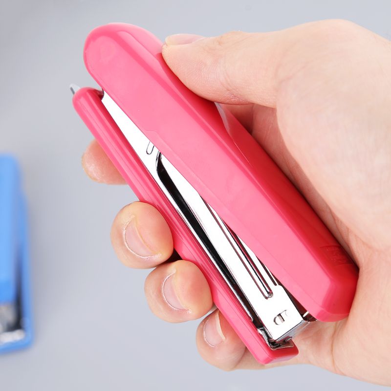 Agrafeuse manuelle en métal Portable, avec agrafes No.10, fournitures de bureau scolaires portables et durables