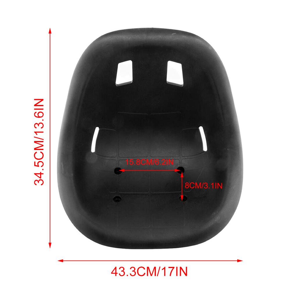 Saddle Replacement Drift Balancing Vehicle Go Kart Car Seat For Drift Trike Racing Go Kart Black Post Seat Hoverboard Seat
