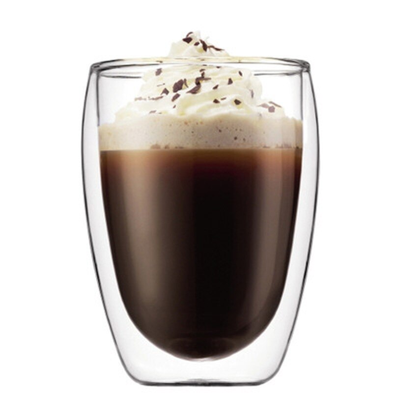 Double Wall Glass Cup Coffee Cups Glass Tea Transparent Cups Tea Cup Set Glass Coffee Cup Set 1pc/2pc/4pc/6pc