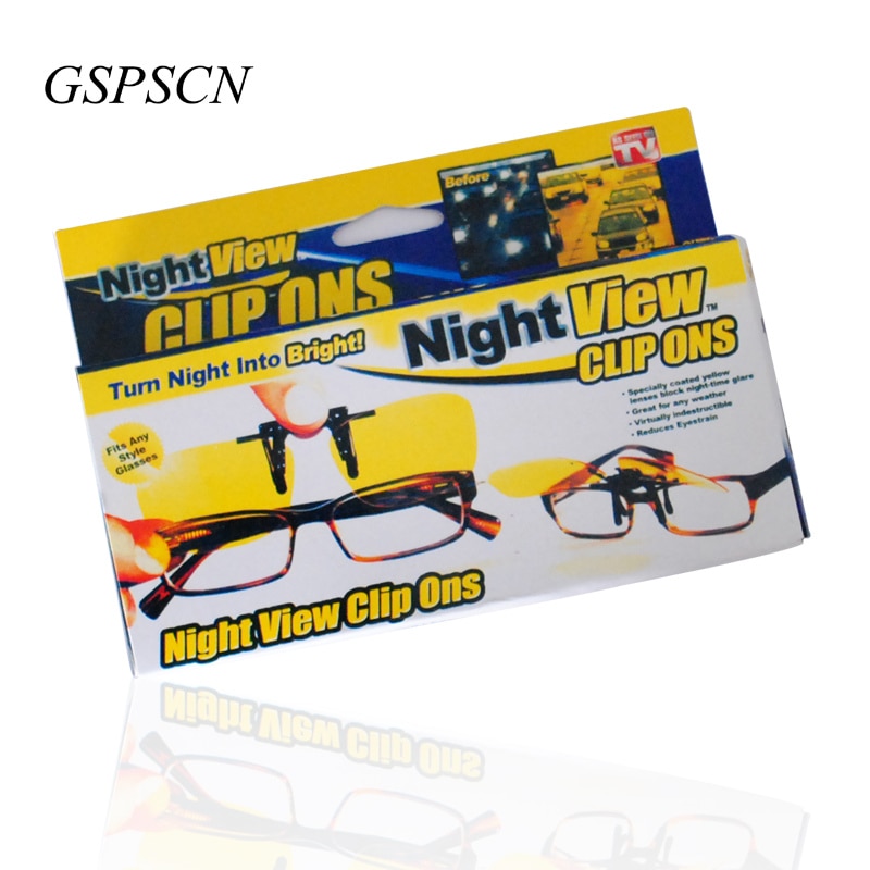 Gspscn clip-on zonnebril heren luxe ultralichte bril bijziendheid bril clip auto zonnebril clip