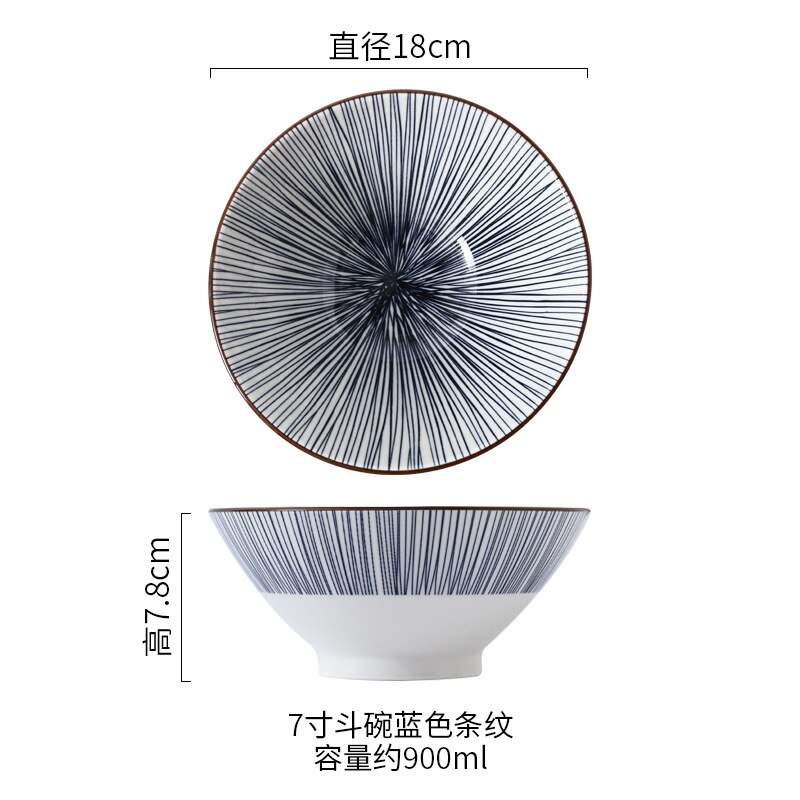 Salade Soep Ramen Kom, 32 Oz Stapelbaar Ronde Fijn Porselein Granen Pasta Serveerschaal, grote Capaciteit Microwavable Keramische Bowls: E