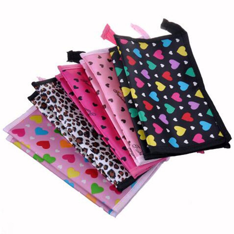 Knoedel Make-Up Tas Luipaard Dot Hart Cosmetische Tas Toevallige Multifunctionele Cosmetische Make-Up Pouch Toilettas Opslag Handtas