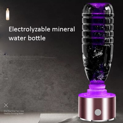 Spe/pem rico copo de hidrogênio gerador de água energia hidrogênio-rico alcalino água ionizador garrafa led portátil anti-envelhecimento saudável copo
