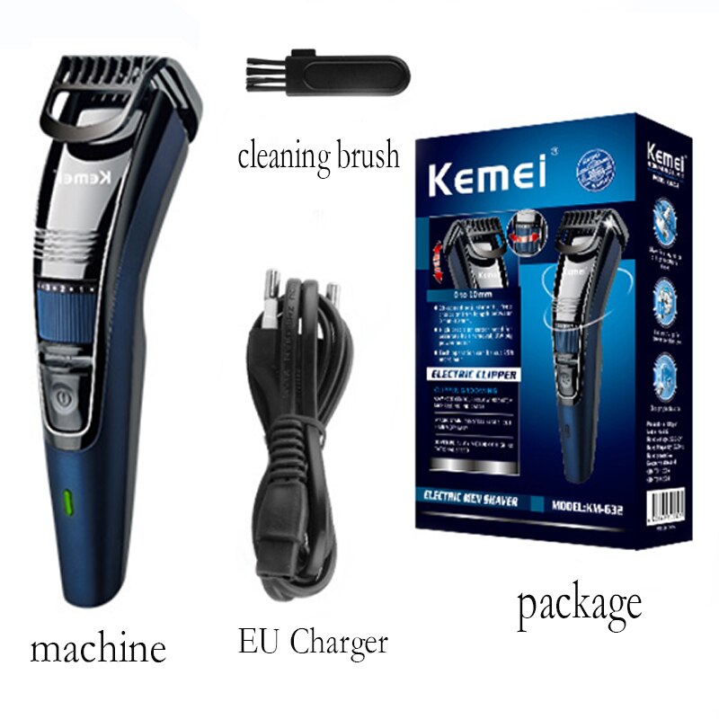 Men's grooming Beard Trimmer adjust 0.5-10mm hair mustache trimer stubble face rechargeable hair cutting machine