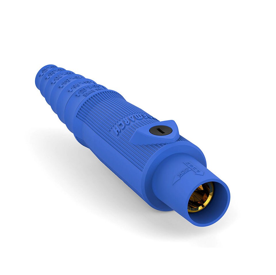 R-LOK 400A Female Plug American Standard Single Pole Power Connector Compatible with Camlock: Blue