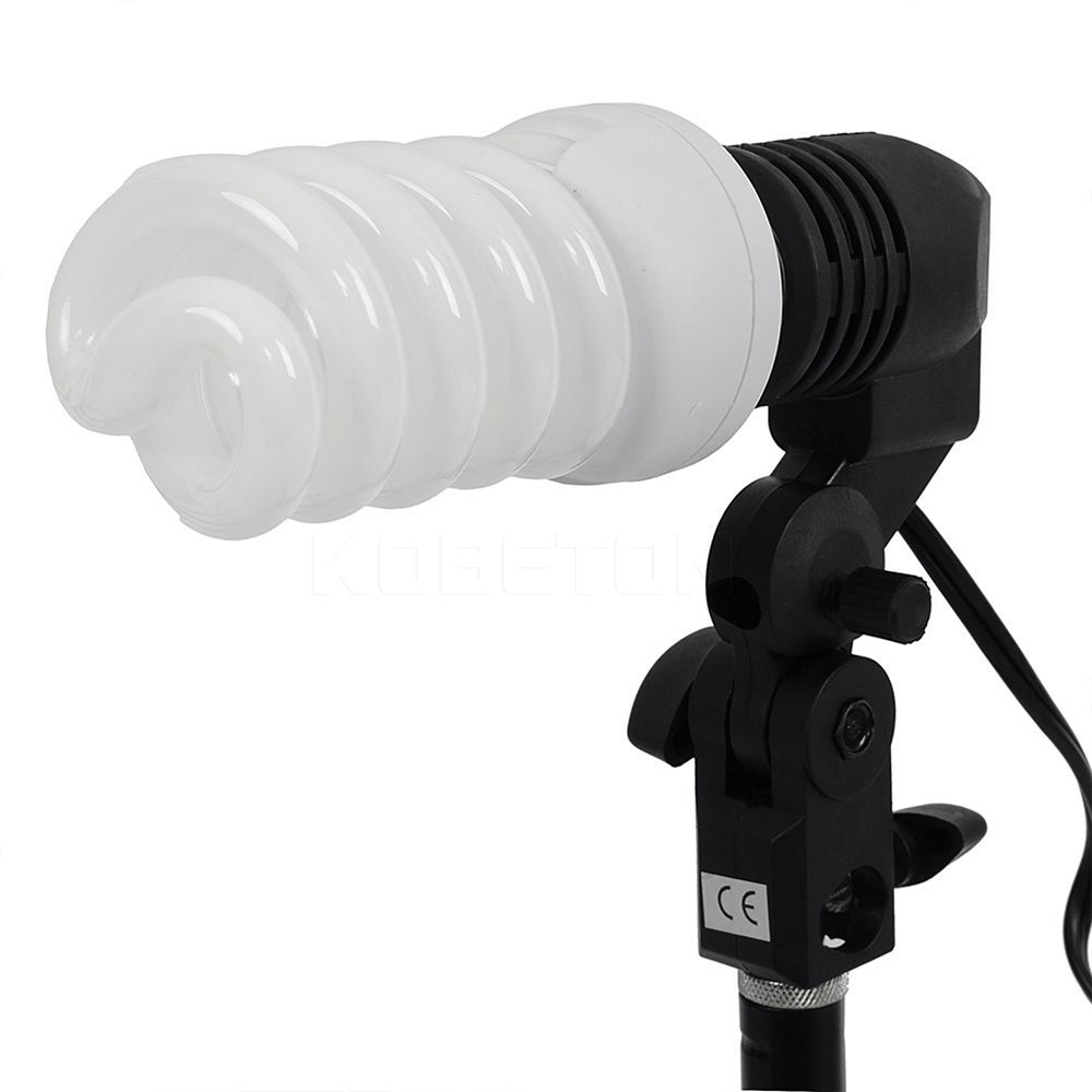 E27 Flash Umbrella Bracket Studio Fotografie Single Head Photo Verlichting Lamp Holder Voor Fotografie Studio