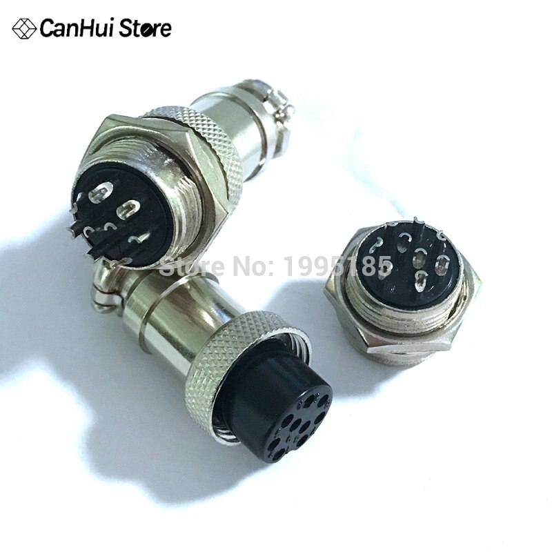 1set GX16-2/3/4/5/6/7/8/9/10 Pin Male &amp; Female Diameter 16mm Wire Panel Connector GX16 Circular Connector Aviation Socket Plug