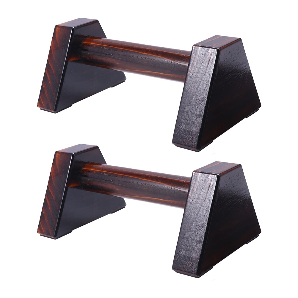 2 Pcs Home Exercise Accessories Push-up Holders Fitness Supplies Equipment (Coffee)