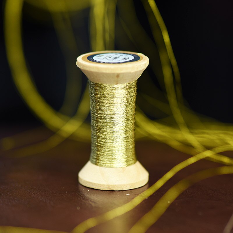 Bright gold series of Gold Line/French embroidery thread/embroidery spool/colorful gold embroidery thread/ 50 meters/piece: 1