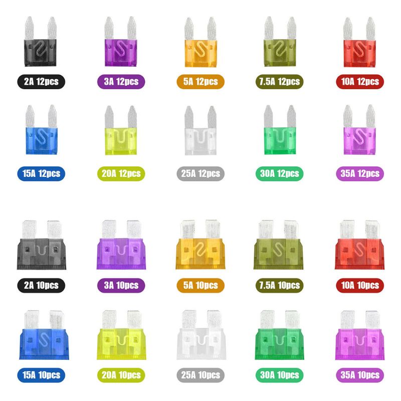 220Pcs Auto Blade Fuse Assortiment Kit Set Auto Truck Automotive Medium Kleine Zekering