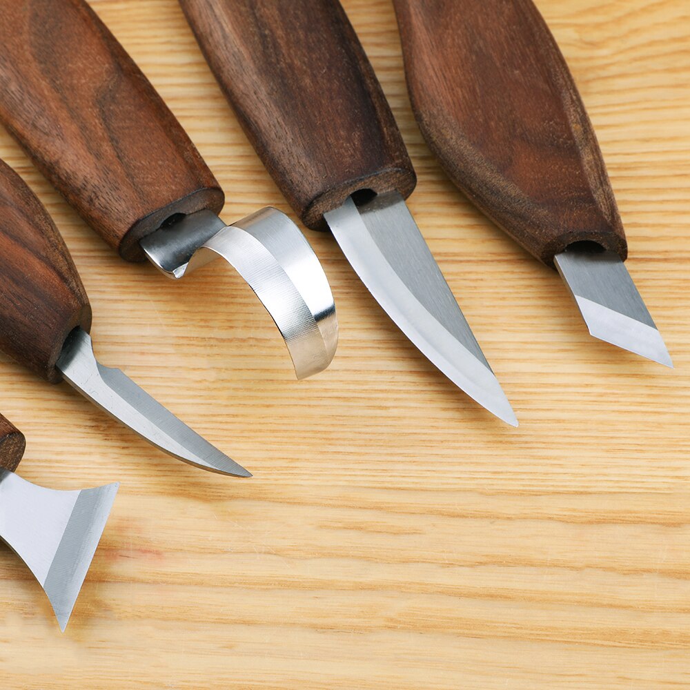 tre utskjæring trearbeid karbid blader hånd toolset til grunnleggende detalj utskjæring trearbeidere gules 1 stk
