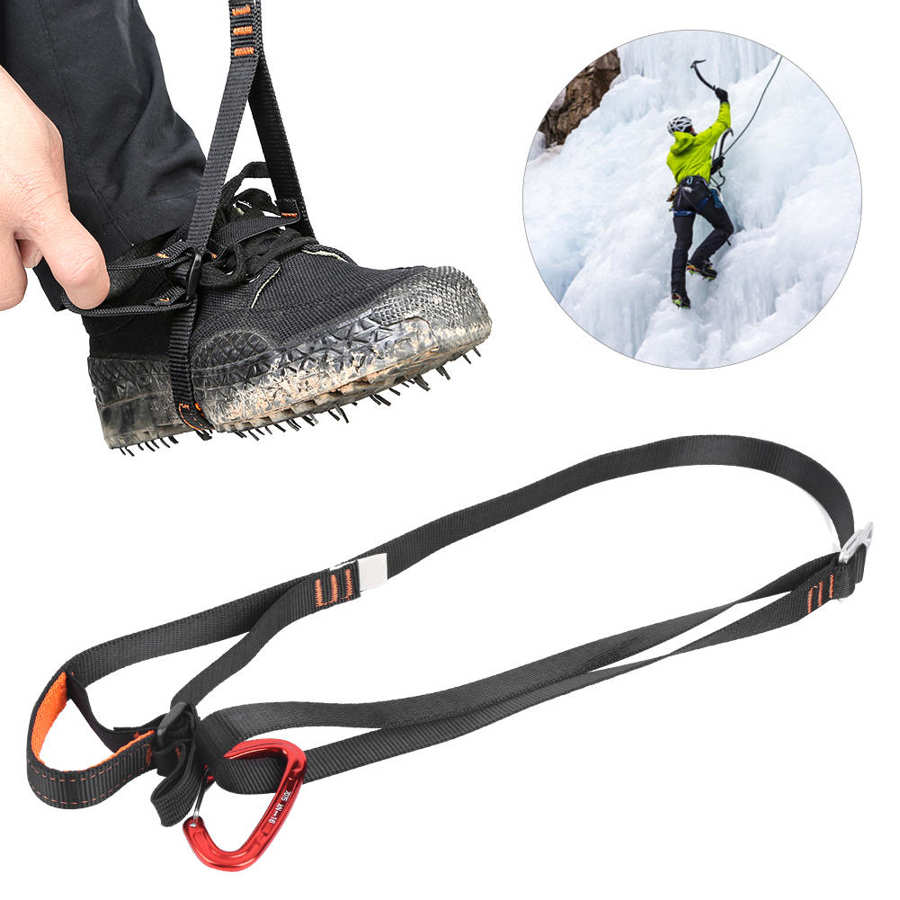 Mountaineering Ascending Pedal Belt Adjustable Safe Rising Device Rock Climbing Pedal Belt Climbing Sling Ascenders