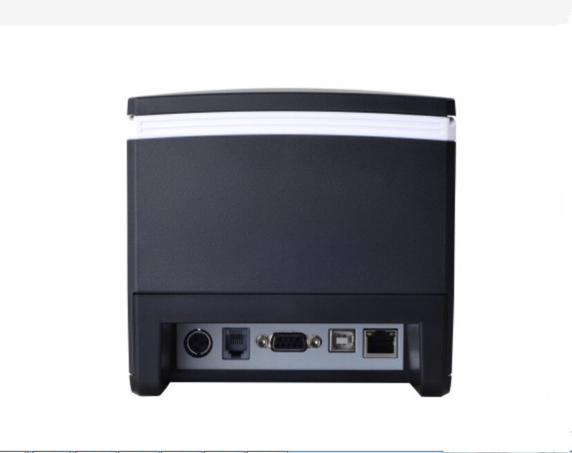 80mm receipt POS printer Automatic cutter bill Thermal printer USB Ethernet Serial Three ports are integrated in one printer