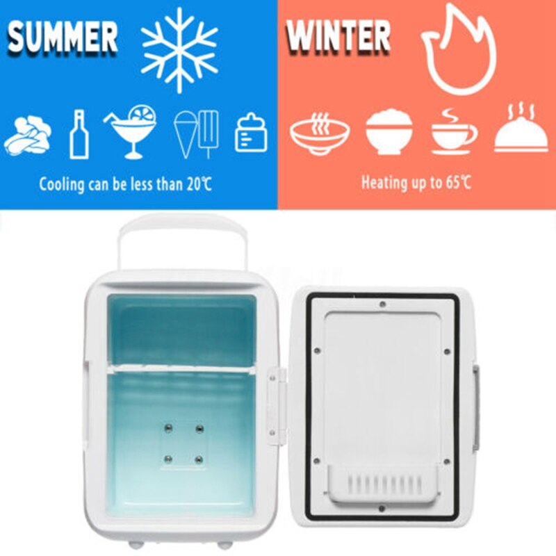 -4L 12V/220V Electric Portable Mini Fridge Refrigerator Cooler Freezer Car Home