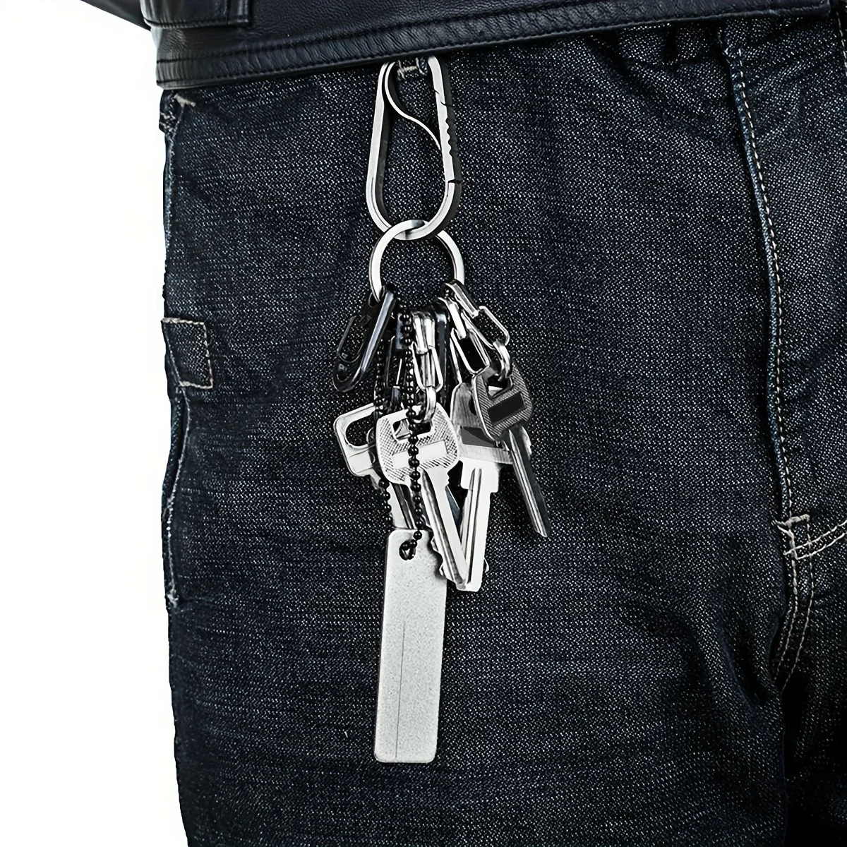Afilador de cuchillos Afilador de piedra de diamante portátil con llavero para bolsillo para moler anzuelo para hacer más afilados
