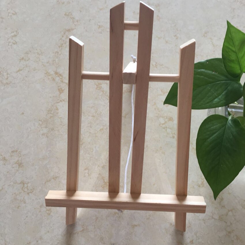 30*19*22cm Mini Wooden Sketch Easels Drawing Display Desktop Trapezoidal Easel Painting Stand Wedding Party Card Diary Holder
