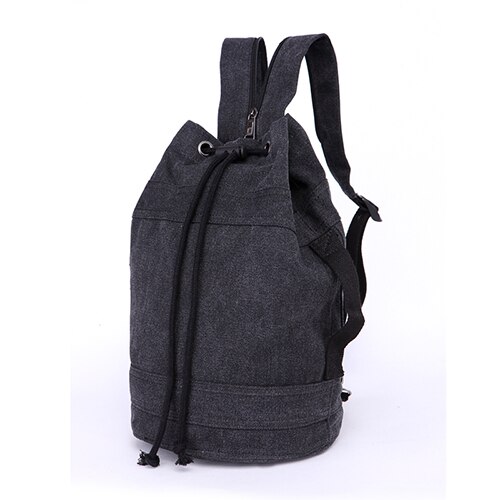 Snap tours bolsa de viaje de lona de dos tamaños para hombre, gran capacidad, bolsa de fin de semana para hombre, Mochila deportiva grande, equipaje de mano: BLACK-SMALL