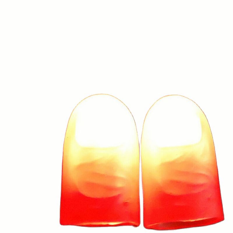 2/4 Uds. Truco de magia dedos pulgares con batería LED accesorios mágicos Halloween truco de magia dedos pulgares juguetes para niños adultos